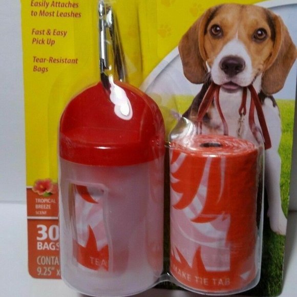 5 Glad for Pets Waste Bag Dispenser Tropical - Picture 1 of 8
